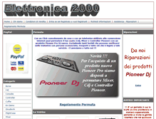 Tablet Screenshot of elettronica2000.org